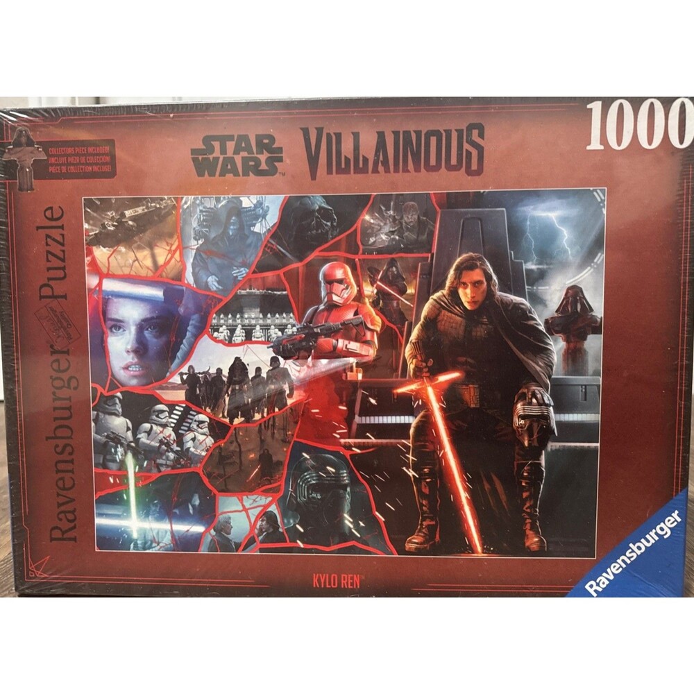 Ravensburger Star Wars Villainous 1000 Piece Jigsaw Puzzle - New And Sealed